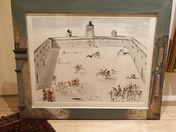 Dali Litho met Handgestoken Lijst beschikbaar voor biedingen