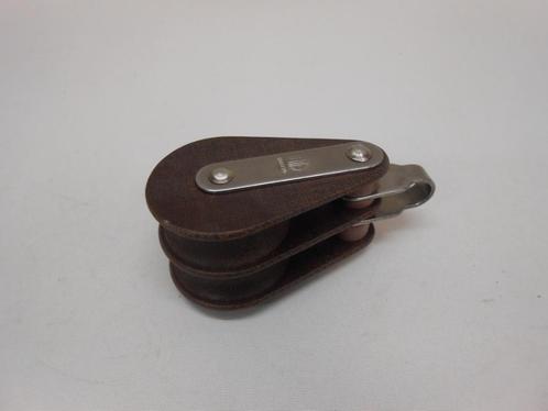 Tufnol blokken, katrollen, dubbelschijfs, 12 - 13 mm, Watersport en Boten, Accessoires en Onderhoud, Gebruikt, Lijn of Blok, Ophalen of Verzenden