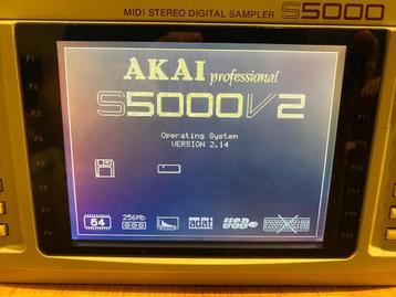 Sampler Akai S5000 256mb RAM EB20 USB ADAT SCSI2SD