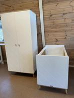 Babykamer Bopita Paris Wit Hout Outlet (ledikant, kast), Ophalen of Verzenden, Nieuw, Jongetje of Meisje