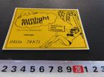sticker strip vrouw bikini SUNLIGHT MUSIC boxtel, Verzamelen, Ophalen, Zo goed als nieuw, Bedrijf of Vereniging
