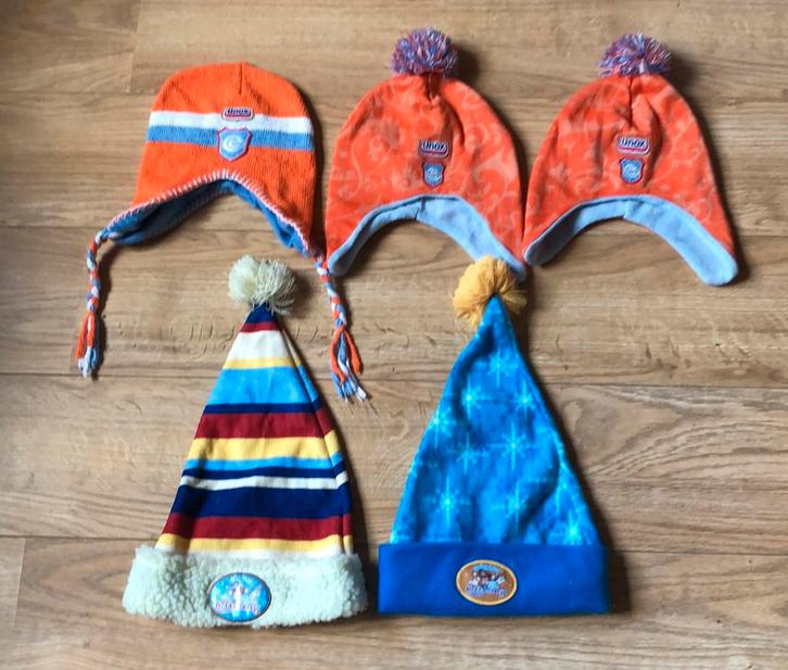 5 efteling unox winter mutsen nieuw, Verzamelen, Efteling, Zo goed als nieuw, Kleding, Ophalen