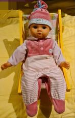 Baby Bee Pop met Stoel - Tchibo TCM, Kinderen en Baby's, Verzenden, Zo goed als nieuw, Babypop