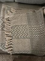 Groot kleed plaid met print, Huis en Inrichting, Woonaccessoires | Plaids en Woondekens, Ophalen, Zo goed als nieuw