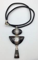 Tuareg ketting Touareg ketting echt zilver Ebbenhout groot, Sieraden, Tassen en Uiterlijk, Verzenden, Zilver, Ketting