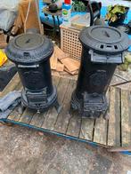 2 Potkachel salamander, Ophalen, Gebruikt, Vrijstaand, Hout