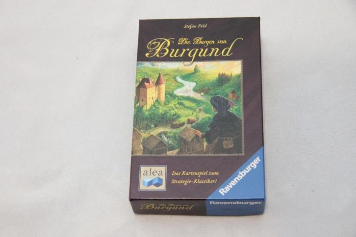 Castles of Burgundy kaartspel, Hobby en Vrije tijd, Gezelschapsspellen | Kaartspellen, Zo goed als nieuw, Een of twee spelers