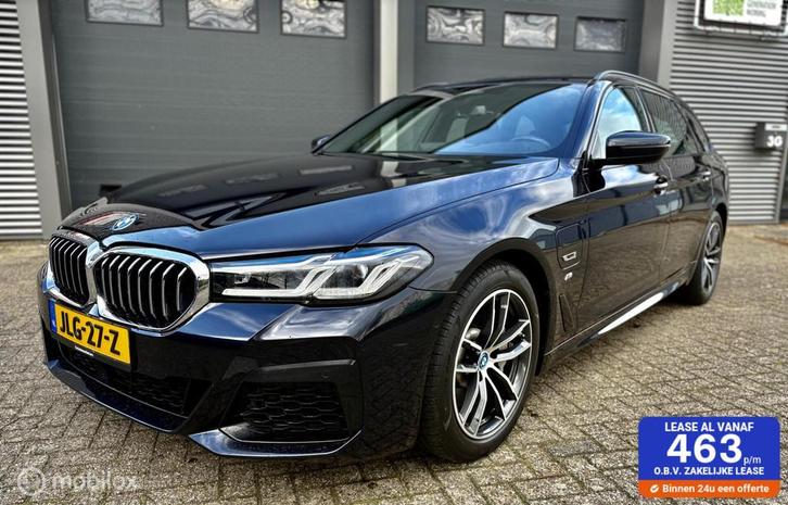 BMW 5 serie Touring 530e M-Sport 292PK, HUD,PANODAK,B&O, Auto's, BMW, Bedrijf, Te koop, 5-Serie, 360° camera, ABS, Achteruitrijcamera