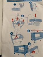 Blauw campingbedje. Merk: babideal., Kinderen en Baby's, Ophalen, Zo goed als nieuw, Jongetje of Meisje