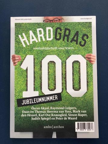 Voetbaltijdschrift Hard Gras nummer 100 (jubileumnummer) beschikbaar voor biedingen