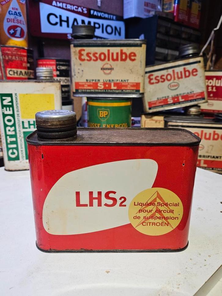 Olieblik Citroën LHS2 ANTAR olieblik vintage, Verzamelen, Blikken, Gebruikt, Overige, Ophalen of Verzenden