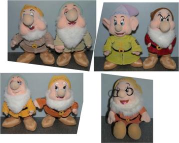 Disney Sneeuwwitje en de zeven dwergen seven dwarfs knuffels beschikbaar voor biedingen