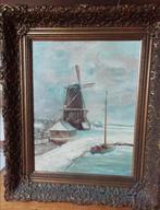 Winterlandschap naar de schilderstijl van Louis Apol, Antiek en Kunst, Kunst | Schilderijen | Klassiek, Ophalen