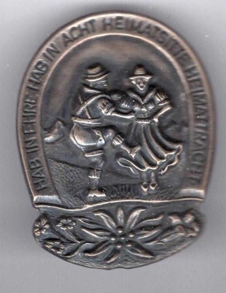 Hab in ehre hab in acht Heimatsitte Heimattracht ( Z_259 ), Verzamelen, Speldjes, Pins en Buttons, Nieuw, Speldje of Pin, Stad of Land