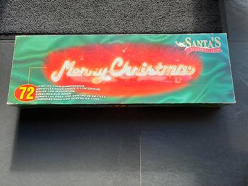 Vintage Merry Christmas lichtbak beschikbaar voor biedingen