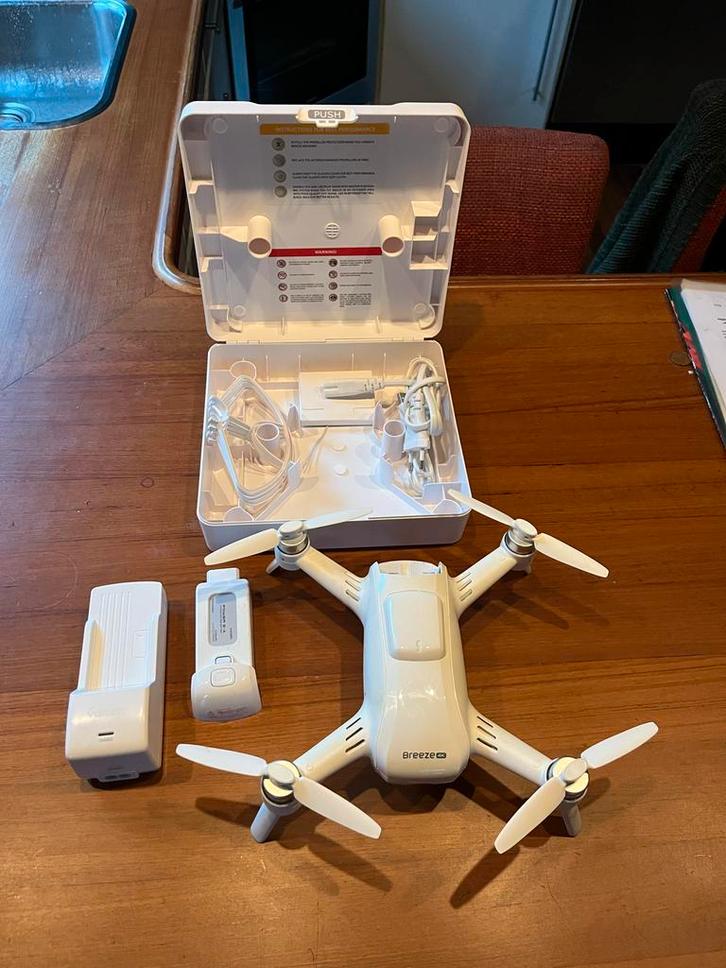 Yuneec Breeze 4K Drone - Zo goed als nieuw!, Audio, Tv en Foto, Drones, Zo goed als nieuw, Drone met camera, Ophalen of Verzenden