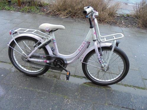 Meisjes fiets Batavus ‘ STAR ‘ wit met 20inch, Fietsen en Brommers, Fietsen | Meisjes, Gebruikt, 20 inch, Handrem, Verzenden
