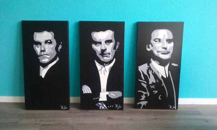 Goodfellas 3-luik Canvas Schilderij R.Joe, Antiek en Kunst, Kunst | Schilderijen | Modern, Ophalen of Verzenden