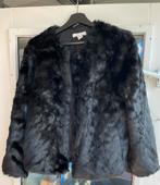Nieuwe fluffy (nepbont) winter jas dames, Maat 38/40 (M), H&M, Zwart, Nieuw