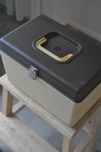 Naaidoos, vintage, Curver, Ophalen of Verzenden, Gebruikt, Overige typen