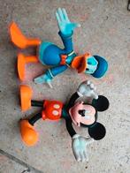 Donald duck en mickey mouse Ah figuren, Ophalen of Verzenden, Mickey Mouse, Zo goed als nieuw, Beeldje of Figuurtje