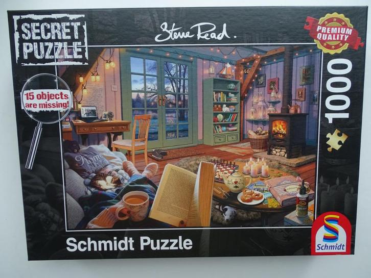 Secret puzzels te koop, Hobby en Vrije tijd, Denksport en Puzzels, Zo goed als nieuw, Legpuzzel, 500 t/m 1500 stukjes, Ophalen