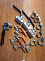 SLANGKLEMMEN, KOGELKRANEN, Doe-het-zelf en Verbouw, IJzerwaren en Bevestigingsmiddelen, Ophalen of Verzenden, Nieuw, Minder dan 50 mm