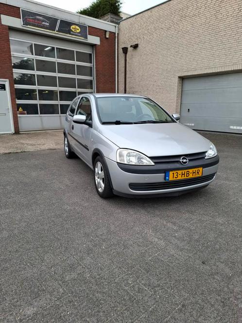 Opel Corsa 1.4 I 16V 3D AUT 2001 Grijs, Auto's, Opel, Bedrijf, Corsa, ABS, Airbags, Bluetooth, Boordcomputer, Centrale vergrendeling