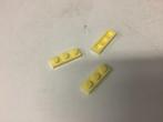 Lego plaat 1x3 licht geel, Ophalen of Verzenden, Gebruikt, Losse stenen, Lego
