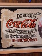 Coca Cola Spiegel -  Eind jaren '80 origineel NU €49,95-, Verzamelen, Merken en Reclamevoorwerpen, Reclamebord, Ophalen of Verzenden
