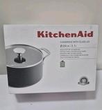 KitchenAid Kookpan met Glazen Deksel - 20cm, Kookpan of Snelkookpan, Overige materialen, Nieuw, Ophalen of Verzenden