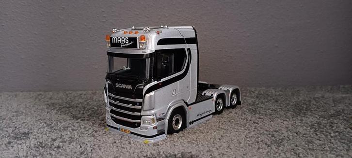 WSI 1:50 Maas transport, Hobby en Vrije tijd, Modelauto's | 1:50, Zo goed als nieuw, Bus of Vrachtwagen, Wsi, Ophalen of Verzenden