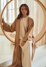 Dubai abaya kimono caftan kaftan 2-delig nia brand, Kleding | Dames, Jurken, Verzenden, Nieuw, Onder de knie