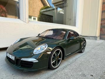 1:18 Porsche 911 (991) Club Coupe groen GT Spirit GT007CS beschikbaar voor biedingen