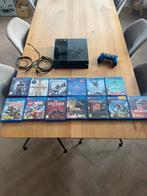PS4 met 1 controller en 13 spellen, Spelcomputers en Games, Spelcomputers | Sony PlayStation 4, Ophalen of Verzenden, Zo goed als nieuw