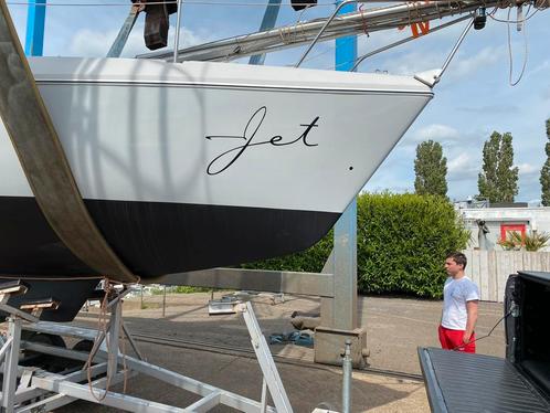 Jeanneau 6,90 zeilboot met kiel trailer, Watersport en Boten, Kajuitzeilboten en Zeiljachten, Gebruikt, Tourjacht of Cruiser, Polyester