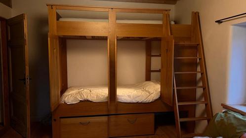 Stapelbed , bedstee, kinderbed, Huis en Inrichting, Slaapkamer | Stapelbedden en Hoogslapers, Zo goed als nieuw, Stapelbed, 100 cm