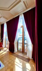 Luxury bloemen print velours, Huis en Inrichting, Stoffering | Gordijnen en Lamellen, Zwart, C, 200 cm of meer, C