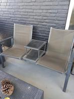 Bankje net 2 stoelen, Ophalen of Verzenden, Gebruikt