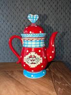 Studio Koekepeer Theepot | 1 liter | Rood, Overige typen, Ophalen of Verzenden, Zo goed als nieuw, Overige stijlen