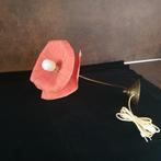 ^- Wandlamp - Vorm van bloem - Bloemlamp - Buigbaar - Rood, Huis en Inrichting, Ophalen of Verzenden, Gebruikt, Metaal, VINTAGE