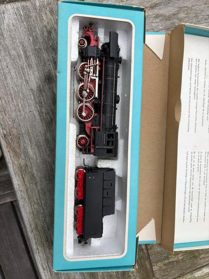 Märklin 3005 Stoomlocomotief met Tender, Hobby en Vrije tijd, Modeltreinen | H0, Gebruikt, Locomotief, Wisselstroom, Märklin, Analoog