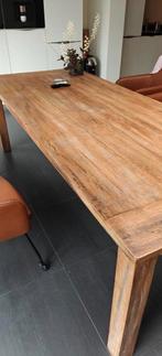 Teak tafel 240 lang, Ophalen, Gebruikt, Teakhout, 200 cm of meer