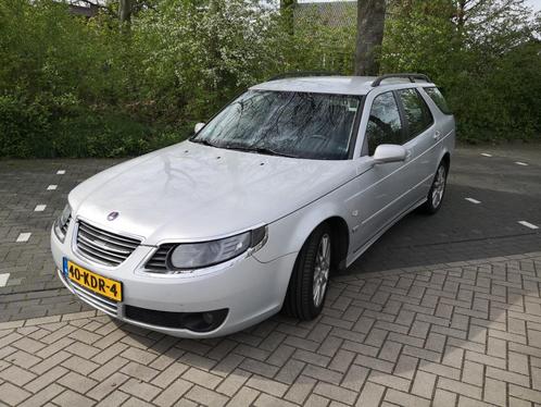Saab 9-5 1.9 TID Sport Estate AUT 2010 Grijs, Auto's, Saab, Particulier, Saab 9-5, ABS, Airbags, Airconditioning, Bluetooth, Centrale vergrendeling