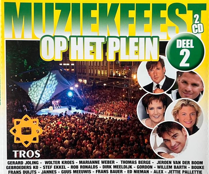Tros Muziekfeest Op Het Plein Deel 2 - V.a. (2CD), Cd's en Dvd's, Cd's | Nederlandstalig, Gebruikt, Levenslied of Smartlap, Ophalen of Verzenden