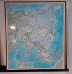 National Geographic Azië Kaart, Ophalen of Verzenden, 1800 tot 2000, National Geographic, Wereld
