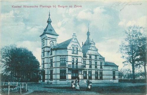 (379-090-021) Bergen op Zoom Wouwsche Plantage, Verzamelen, Ansichtkaarten | Nederland, Noord-Brabant, Voor 1920, Verzenden