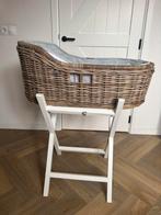 Kidsmill rotan babywieg, inclusief bekleding en hemeltje, Kinderen en Baby's, Babywiegjes en Ledikanten, Ophalen of Verzenden