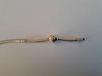 Pandora hart + zirconia bedel, 925 zilver, Pandora, Ophalen of Verzenden, Zo goed als nieuw, 1 bedel