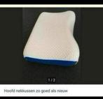 Ergonomisch Hoofdkussen/Nekkussen, Eenpersoons, Wit, Ophalen of Verzenden, Zo goed als nieuw